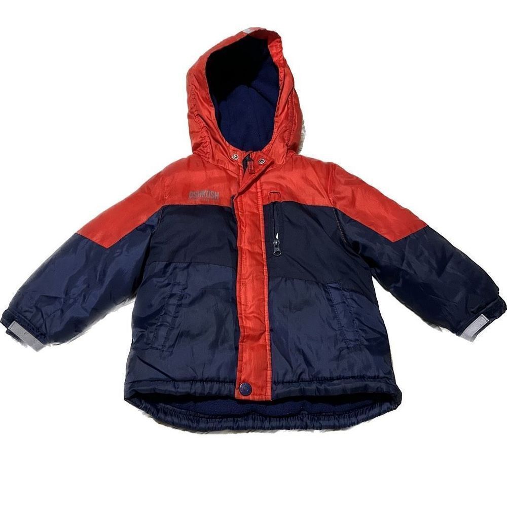 Osh Kosh 24 month fleece lined‎ puffer coat with hood ￼